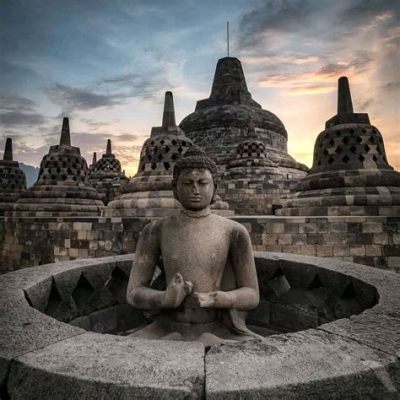  Borobudur 佛像的沉靜與神秘