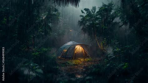  《夜雨山居》：流動的墨線與靜謐的山林